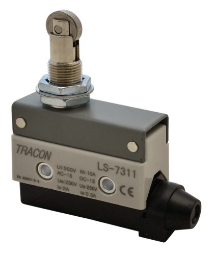 Tracon LS7311 Helyzetkapcsoló, görgős 1×CO, 2A/230V AC, IP40