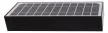 Tracon LSBB6W napelemes LED fali lámpa mozgásérzékelővel, fekete, 6 W, 900 lm, IP65