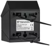 Tracon LSCB2W Napelemes LED fali világítótest mozgásérzékelővel, fekete 2 W, 3000/4000/6000 K, 300 lm, IP65, 3,7 V, 1,2 Ah