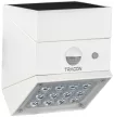 Tracon LSCW2W Napelemes LED fali világítótest mozgásérzékelővel, fehér 2 W, 3000/4000/6000 K, 300 lm, IP65, 3,7 V, 1,2 Ah