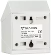 Tracon LSCW2W Napelemes LED fali világítótest mozgásérzékelővel, fehér 2 W, 3000/4000/6000 K, 300 lm, IP65, 3,7 V, 1,2 Ah
