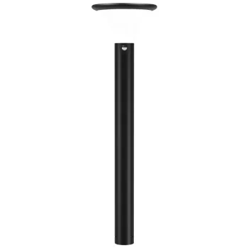 Tracon LSDA10W Napelemes LED állólámpa mozgásérzékelővel, fekete, 10 W, 1000 lm, 77 cm, IP65