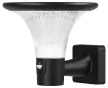 Tracon LSDF10W Napelemes LED fali világítótest mozgásérzékelővel, fekete, 10 W, 1000 lm, IP65