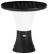 Tracon LSDP10W Napelemes LED állólámpa mozgásérzékelővel, fekete, 10 W, 1000 lm, 22 cm, IP65