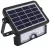 Tracon LSFL5W napelemes LED fényvető mozgásérzékelővel, fekete, 5 W, 500 lm, IP65