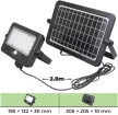 Tracon LSFLK10W Napelemes LED fényvető mozgásérzékelővel 10 W, 4000 K, 1100 lm, IP65, 3,7 V 7200 mAh
