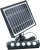 Tracon LSFLSP8W napelemes LED spot fényvető mozgásérzékelővel, fekete, 8 W, 700 lm, IP65
