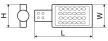 Tracon LSJR30W, LED utcai világítás 100-240 V AC, 30 W, 2400 lm, 4500 K, IP65, EEI=A