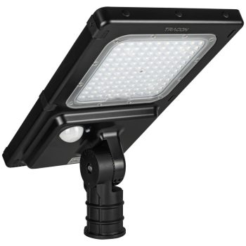   Tracon LSLSH40W Napelemes Hibrid LED utcai világítótest mozgásérzékelővel 40 W, 4000 K, 6600 lm, IP65, 9,6 V, 12 Ah