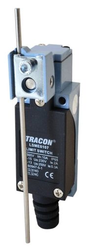 Tracon LSME8107 Helyzetkapcsoló, billenőkar-pálca 1×NO+1×NC, 5A/250V AC, 0-100mm, IP65