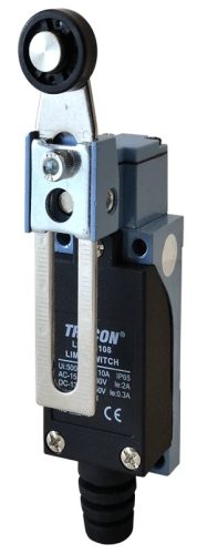 Tracon LSME8108 Helyzetkapcsoló, lengőkar-görgő 1×NO+1×NC, 5A/250V AC, 20-90mm, IP65