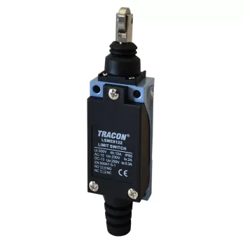   Tracon LSME8122 Helyzetkapcsoló, nyomógörgős 1×NO+1×NC, 5A/250V AC, 90°, IP65