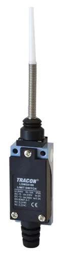 Tracon LSME8166 Helyzetkapcsoló, rugószáras (műanyag+acél) 1×NO+1×NC, 5A/250V AC, 95mm, IP65