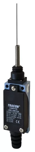 Tracon LSME8169 Helyzetkapcsoló, rugószáras (acél) 1×NO+1×NC, 5A/250V AC, 97mm, IP65