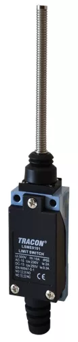 Tracon LSME9101 Helyzetkapcsoló, rugószáras (acél) 1×NO+1×NC, 5A/250V AC, 100mm, IP65
