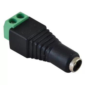   Tracon LSZJF55, Jack/csavaros csatlakozó hüvely LED szerelésekhez 5,5 mm