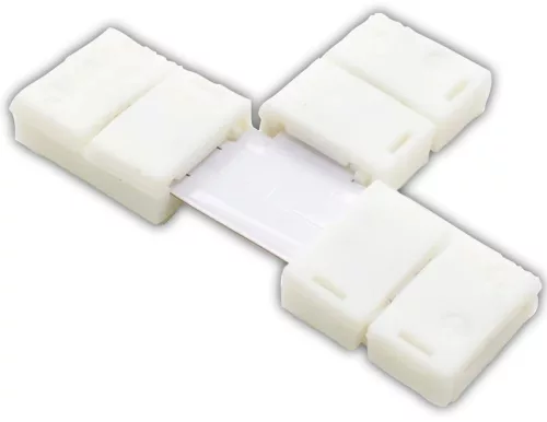 Tracon LSZTT10, Forrasztás nélküli "T" gyorscsatl. egyszínű LED szalagokhoz W=10 mm, 2P