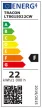 Tracon LT8G15022CW, Üveg LED világító cső, opál burás 230 V, 50 Hz, G13, 22 W, 1900 lm, 6500 K, 200°,