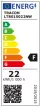 Tracon LT8G15022NW, Üveg LED világító cső, opál burás 230 V, 50 Hz, G13, 22 W, 1900 lm, 4000 K, 200°,