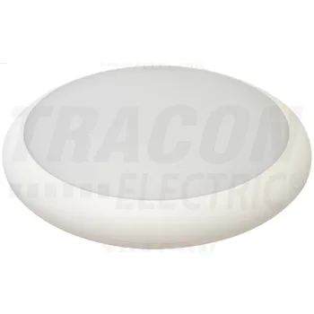   Tracon LUFOD12W, Fényerő-szabályozható LED fali lámpatest, 3 színhőmérséklet 230VAC,12W,1110/1220/1190lm,3000/4000/5700K,120°,IP65,