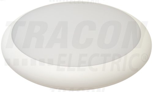 Tracon LUFOD12W, Fényerő-szabályozható LED fali lámpatest, 3 színhőmérséklet 230VAC,12W,1110/1220/1190lm,3000/4000/5700K,120°,IP65,