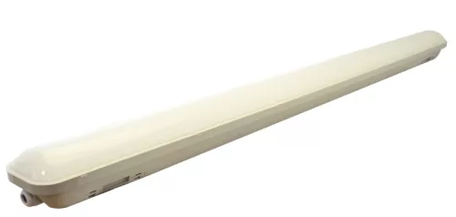 Tracon LV1548E, 48/4W, vészvilágító funkciós, por- és páramentes kültéri LED ipari lámpatest, IP65-ös védelemmel, IK08, 230 V, 50 Hz, 48 W/4W, 4000 K, 4000/350 lm, IP65