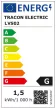 Tracon LVS02, LED süllyesztett fali lámpatest takaróráccsal, ezüst 110-240 VAC, 1,5 W, 100 lm, 3500 K, IP54,