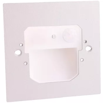   Tracon LVS03M LED süllyesztett fali lámpatest, mozgásérz, áll. színhőm. 230VAC,1,8W,100lm,3000/4500/6000K,38°,2m, 30sec,20lux,EEI=G