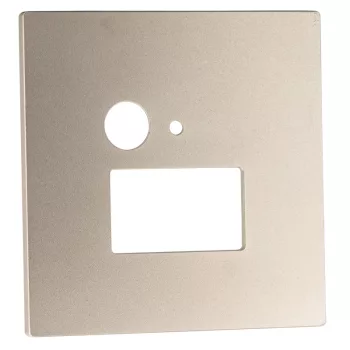   Tracon LVS03MS Mágneses előlap LVS03M süllyesztett világítótesthez, ezüst 86,5x86,5x2mm