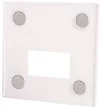 Tracon LVS03W Mágneses előlap LVS03 süllyesztett világítótesthez, fehér 86,5x86,5x2mm