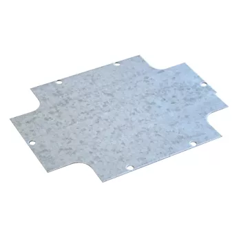 Tracon MD-SZL1 galvanizált szerelőlap, 172×127 mm