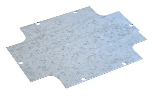 Tracon MD-SZL1 galvanizált szerelőlap, 172×127 mm