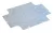 Tracon MD-SZL1 galvanizált szerelőlap, 172×127 mm