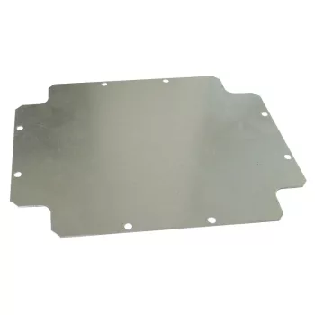 Tracon MD-SZL2 galvanizált szerelőlap, 228×179 mm