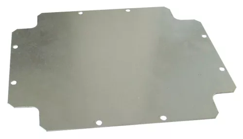 Tracon MD-SZL2 galvanizált szerelőlap, 228×179 mm