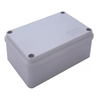   Tracon MED12085, Elektronikai doboz, világos szürke, teli fedéllel 120×80×50mm, IP56