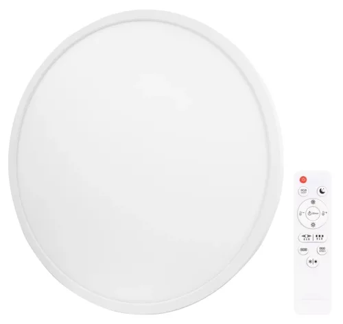 Tracon MFCRGB36W Kerek mennyezeti lámpa, távirányítóval, RGB-vel 230V, 50Hz, 36W, 2500lm, 3000-6000K + RGB, EEI=G