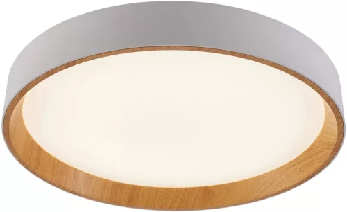 Tracon MFJRW45W LED mennyezeti lámpa, gyűrű forma, fehér/arany, távirányítós, 230 VAC, 45W, 2400lm, 3000/4000/6500K, D=495mm, EEI=G