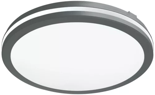 Tracon MFKA20CCT LED mennyezeti lámpa, antracit, 20W 2000lm, 3000/4000/6500K CCT, IP65, D=200mm