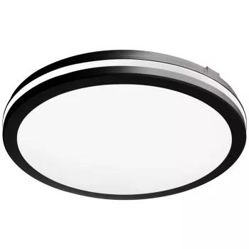 Tracon MFKBL30CCT fekete LED mennyezeti lámpa 30W 3000lm CCT IP65