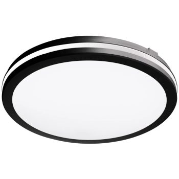   Tracon MFKBL40CCT LED mennyezeti lámpa színhőállító kapcsolóval,fekete 230V,50Hz, 40W, 4000lm, 3000K/4000K/6500K, IP65, EEI=F