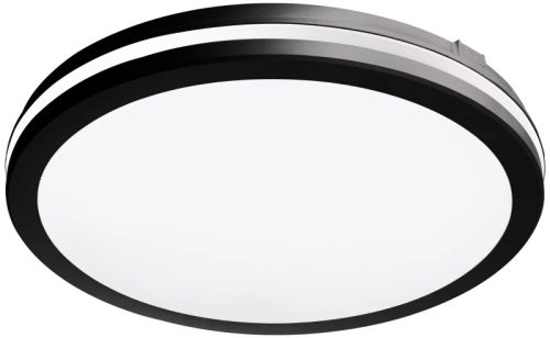 Tracon MFKBL40CCT LED mennyezeti lámpa színhőállító kapcsolóval,fekete 230V,50Hz, 40W, 4000lm, 3000K/4000K/6500K, IP65, EEI=F