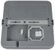 Tracon MFKNA18CCT négyzet LED mennyezeti lámpa, antracit, 18W 1850lm, 3000/4000/6500K CCT, IP65, 220×220mm