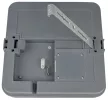 Tracon MFKNA18CCT négyzet LED mennyezeti lámpa, antracit, 18W 1850lm, 3000/4000/6500K CCT, IP65, 220×220mm