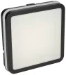 Tracon MFKNBL18CCT négyzet LED mennyezeti lámpa, fekete, 18W 1850lm, 3000/4000/6500K CCT, IP65, 220×220mm
