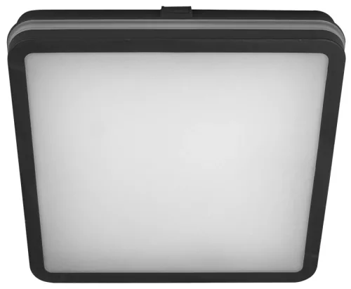 Tracon MFKNBL24CCT négyzet LED mennyezeti lámpa, fekete, 24W 2500lm, 3000/4000/6500K CCT, IP65, 290×290mm