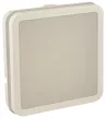 Tracon MFKNS18CCT négyzet LED mennyezeti lámpa mozgásérzékelős, fehér, 18W 1850lm, 3000/4000/6500K CCT, IP65, 220×220mm