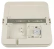 Tracon MFKNS18CCT négyzet LED mennyezeti lámpa mozgásérzékelős, fehér, 18W 1850lm, 3000/4000/6500K CCT, IP65, 220×220mm
