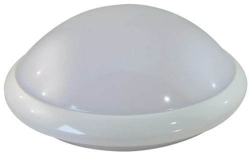Tracon MFM02, Műanyag védett beltéri fali LED lámpatest mozgásérzékelővel 230VAC,16W,5,8GHz,360°,1-8m,10s-12mn,4500K,,IP44,1285lm