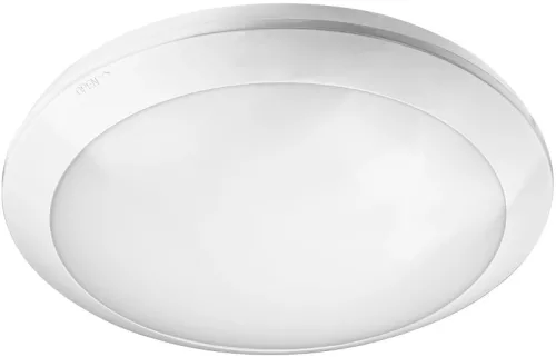 Tracon MFM02D Műanyag védett beltéri fali LED lámpatest mozgásérzékelővel 230VAC,16W,5,8GHz,360°,1-8m,10s-10mn,4500K,IP66,1300lm,EEI=G